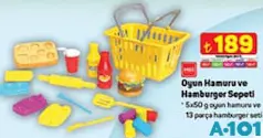 MGS OYUNCAK OYUN HAMURU VE HAMBURGER SEPETİ MGS OYUNCAK OYUN HAMURU VE HAMBURGER SEPETİ
